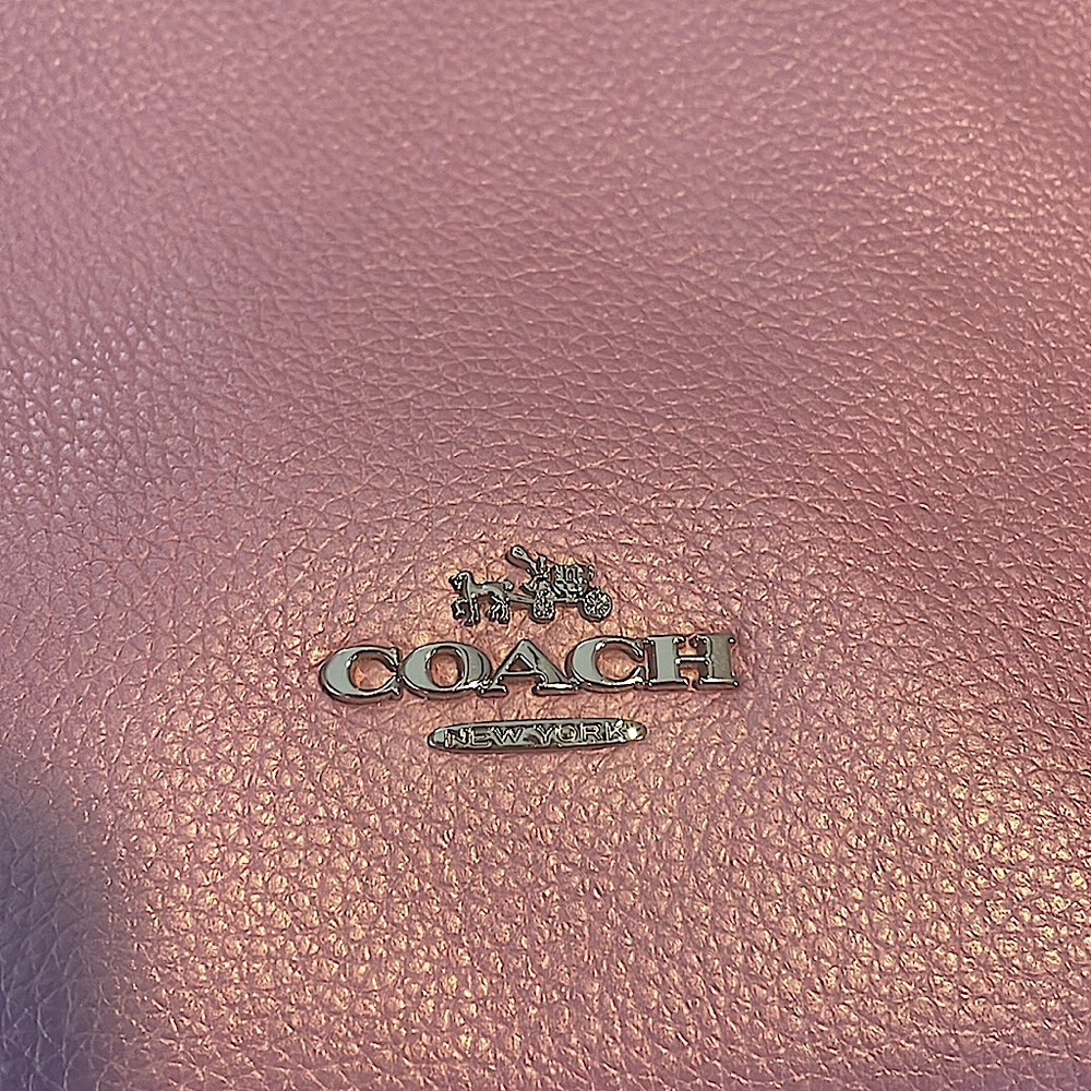 Purple Coach purse - Picture 2 of 5